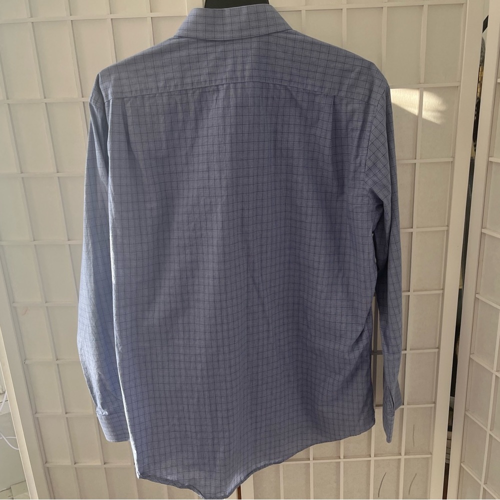 Nordstrom Rack blue button down- size 17 - Picture 2 of 4